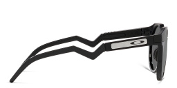 Shop Oakley HSTN Round Sunglasses in Matte Black online.