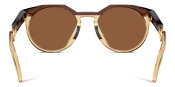 Shop Oakley HSTN Round Sunglasses in Brown online.