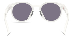 Oakley HSTN Round Sunglasses in White – Product Photo 4