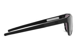 Shop Oakley Rectangle Sunglasses in Polished Black online.