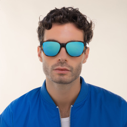 Oakley Rectangle Sunglasses in Brown Tortoise – Product Photo 6