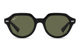 Shop Ray-Ban Unisex Square Sunglasses in Black online.