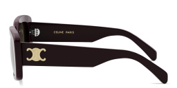 CELINE Triomphe Violet Irregular Sunglasses in Solid purple – Product Photo 3
