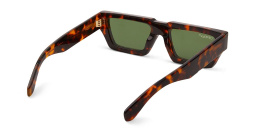 Shop OFF WHITE Unisex Square Sunglasses in Havana online.