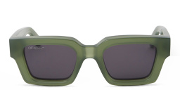 نظارات شمسية مربّعة للجنسين من أوف وايت بلون أخضر - صورة المنتج 1