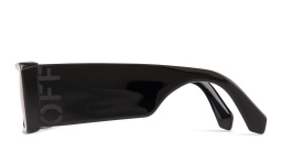 OFF WHITE Milano Unisex Rectangle Sunglasses in Black – Product Photo 4