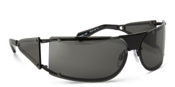 تسوق نظارات شمسية غير منتظمة واسعة للجنسين أوف وايت بلون أسود أونلاين.