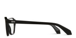 Shop OFF WHITE Unisex Wide Cat-Eye Eyeglasses in Black online.