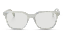 OFF WHITE Unisex Square Eyeglasses in Marble – Product Photo 1
