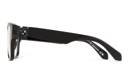 OFF WHITE Style 47 Unisex Square Eyeglasses in Black – Product Photo 4