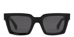 نظارات طبية كليب أون بإطار مربّع للجنسين من أوف وايت بلون أسود - صورة المنتج 4