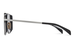 Shop Maui Jim Aeko Square Sunglasses in Silver online.