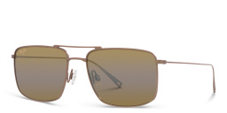 Shop Maui Jim Aeko Square Sunglasses in Brown online.