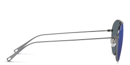 Maui Jim Unisex Aviator Sunglasses in Grey – Product Photo 3