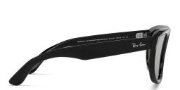 Shop Ray-Ban Reverse Unisex Square Sunglasses in Black online.