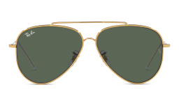 Ray-Ban Reverse Unisex Pilot Sunglasses in Gold – Product Photo 1