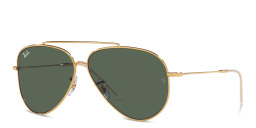 Ray-Ban Reverse Unisex Pilot Sunglasses in Gold – Product Photo 2
