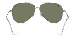 Ray-Ban Reverse Unisex Pilot Sunglasses in Silver – Product Photo 4