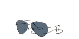 Ray-Ban Reverse Unisex Pilot Sunglasses in Gunmetal – Product Photo 1
