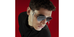 Ray-Ban Reverse Unisex Wide Pilot Sunglasses in Gunmetal – Product Photo 2