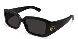 GUCCI GG Rectangle Sunglasses in Black – Product Photo 1