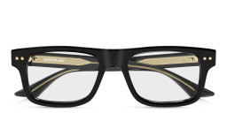 MONTBLANC Rectangle Eyeglasses in Black – Product Photo 1