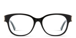 Shop Cartier C' de Cartier Square Eyeglasses in Black online.