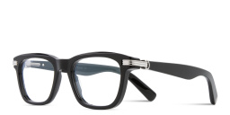 Shop Cartier Première de Cartier Square Eyeglasses in Black online.