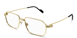 Cartier Première de Cartier Wide Rectangle Eyeglasses in Gold – Product Photo 2