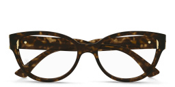 Double 'C'de Cartier Cat-Eye Eyeglasses من كارتييه بلون مموه - صورة المنتج 1