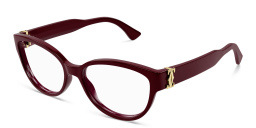 Cartier Double 'C'de Cartier Cat-Eye Eyeglasses in Red – Product Photo 2
