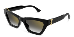 نظارات شمسية دوبل سي دو كارتييه طراز كات آي من كارتييه بلون أسود - صورة المنتج 2