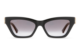 Cartier Double 'C'de Cartier Cat-Eye Sunglasses in Black – Product Photo 1