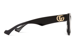 GUCCI Cat-Eye Eyeglasses in Black – Product Photo 3