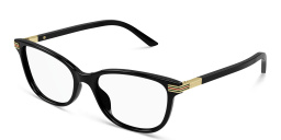 Shop GUCCI Cat-Eye Eyeglasses in Black online.