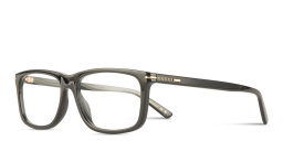 GUCCI Wide Rectangle Eyeglasses in Black – Product Photo 2