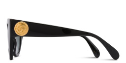 Shop GUCCI Cat-Eye Sunglasses in Black online.