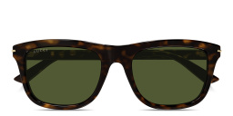 Shop GUCCI Square Sunglasses in Havana online.