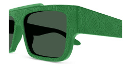 GUCCI Faceted Specs Rectangle Sunglasses in Green – Product Photo 3