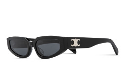 CELINE Triomphe Cat-Eye Sunglasses in Black – Product Photo 2