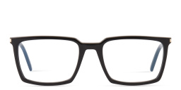 تسوق نظارات طبية مربّعة للجنسين سان لوران بلون أسود أونلاين.