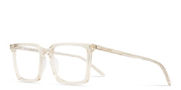 Shop SAINT LAURENT Unisex Square Eyeglasses in Clear online.