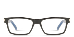 نظارات طبية مستطيلة واسعة من سان لوران بلون أسود - صورة المنتج 1