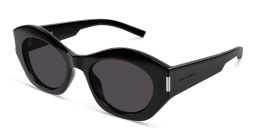 SAINT LAURENT Cat-Eye Sunglasses in Black – Product Photo 1
