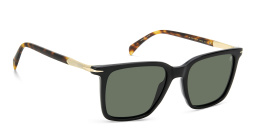 تسوق نظارات شمسية مستطيلة ديفيد بيكهام بلون هافان أسود أونلاين.