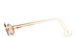 Shop FENDI Baguette Cat-Eye Sunglasses in Gold online.