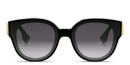FENDI Fendi First Square Sunglasses in Black – Product Photo 1