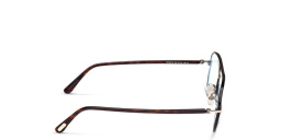 TOM FORD Wide Pilot Eyeglasses in Dark Havana – Product Photo 3