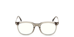 TOM FORD Square Eyeglasses in Shiny Dark Green – Product Photo 1