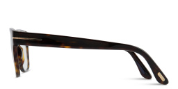 Shop TOM FORD Square Eyeglasses in Dark Havana online.